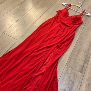 Red Evening gown